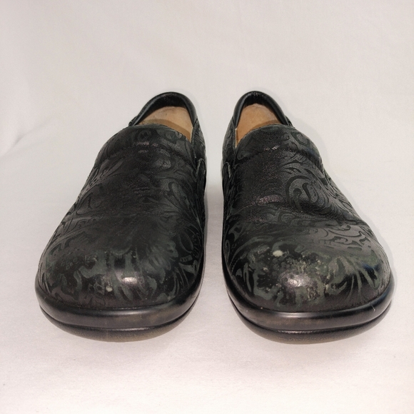 Alegria 'KEL-431' Tooled Leather Upper and Lining Clog EUC Sz. 5.5 - Picture 2 of 10